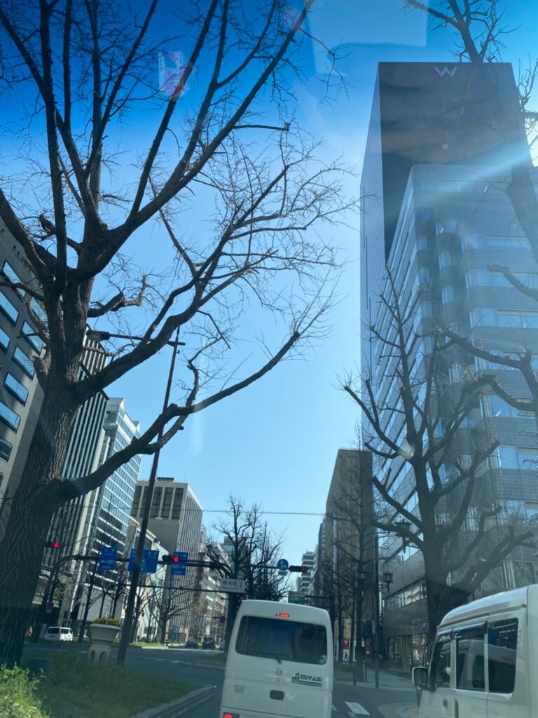 W大阪を車で見た時の写真