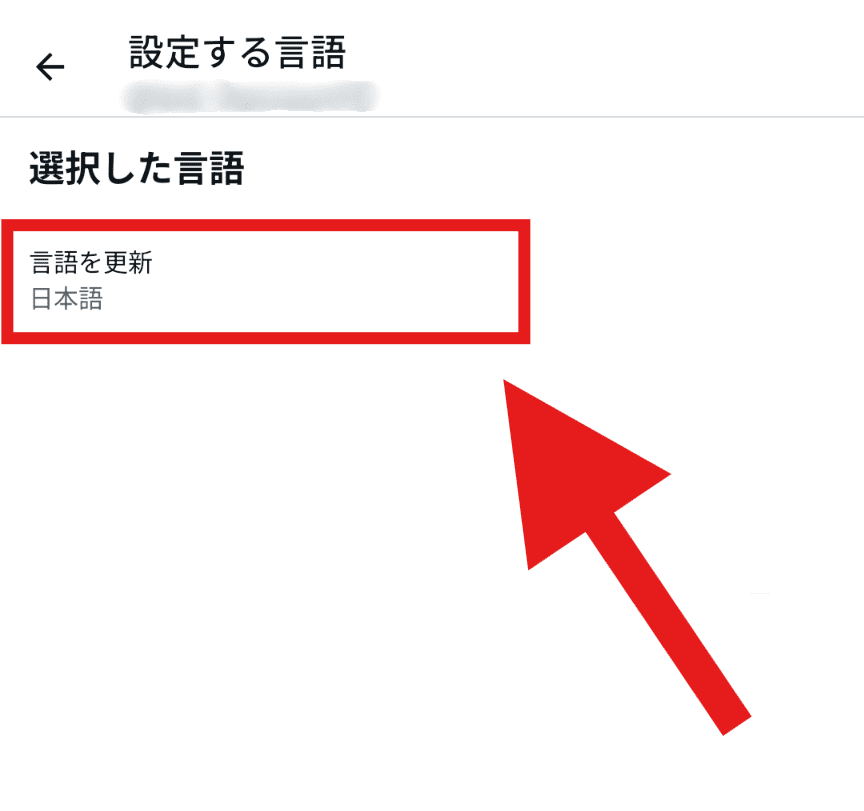 X(Twitter)　表示言語