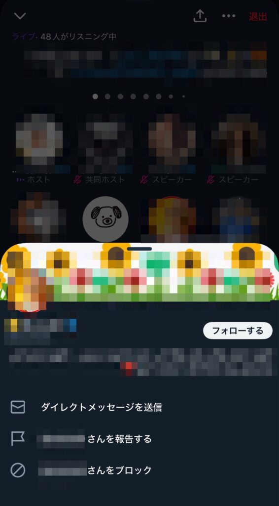 X　Twitter スペース　参加者プロフィール