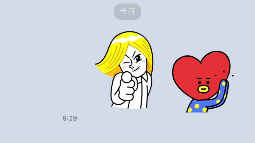 LINEスタンプアレンジ　組み合わせや使い方